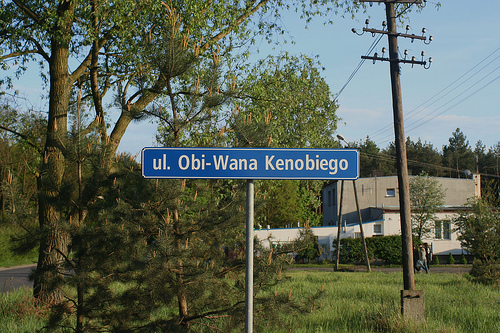 Calle Obi Wan en Polonia