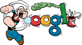 Google Logo Popeye